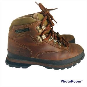Timberland Men’s Size 6.5M Euro Hiking Boots Brown Leather Waterproof